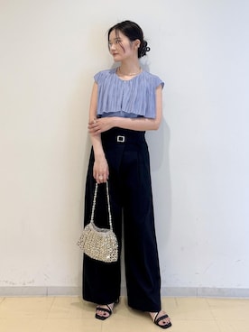「アイテム（ハンドバッグ）」を使った、ik18さん（レディース・158cm・30代）の夏コーディネート