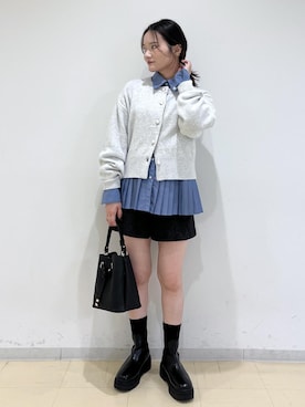 「ブルべ夏」｜ik18さん（レディース・158cm）の秋コーディネート