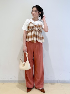 「アイテム（パンプス）」を使った、ik18さん（レディース・158cm）の夏コーディネート