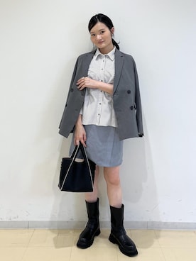 「アイテム（テーラードジャケット）」を使った、ik18さん（レディース・158cm・30代）の秋コーディネート