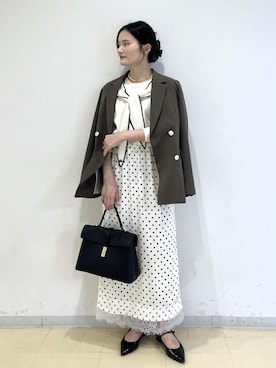 「VIS（ビス）のアイテム（ジャケット/アウター）」を使った、ik18さん（レディース・158cm）の秋コーディネート