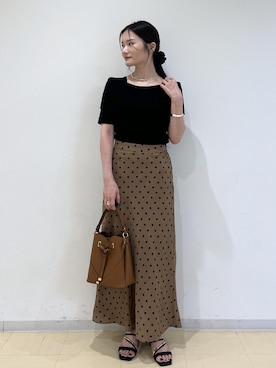 「アイテム（バングル/リストバンド）」を使った、ik18さん（レディース・158cm・30代）の夏コーディネート