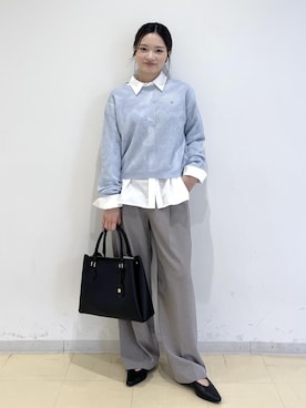 「VIS（ビス）のアイテム（アクセサリー）」を使った、ik18さん（レディース・158cm）の春コーディネート