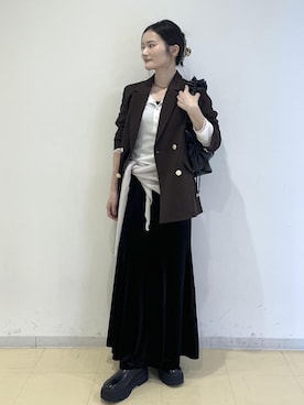 「Juze（ジュゼ）のアイテム」を使った、ik18さん（レディース・158cm）の秋コーディネート