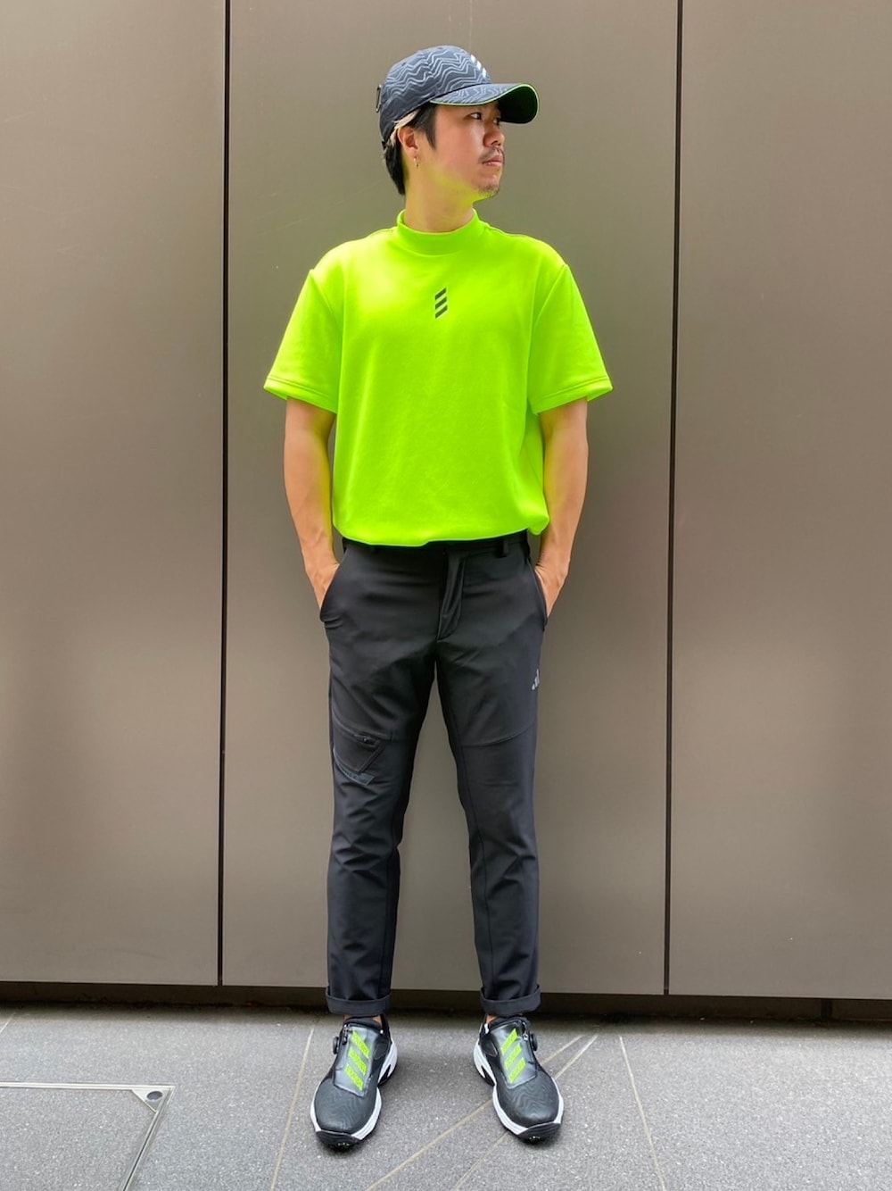 コードカオス モックネック 半袖シャツ【adidas Golf/アディダス