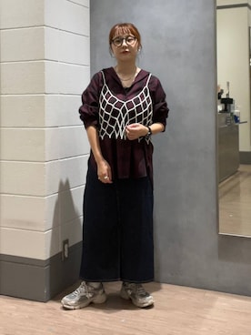 「アイテム（その他トップス）」を使った、m.pocさん（レディース・160cm・30代）の夏コーディネート
