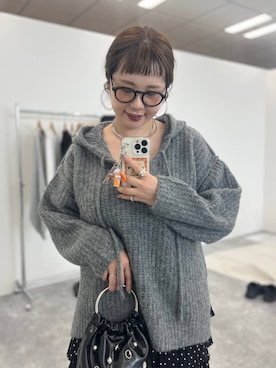 「アイテム（ピアス（両耳用））」を使った、m.pocさん（レディース・160cm・30代）の秋コーディネート