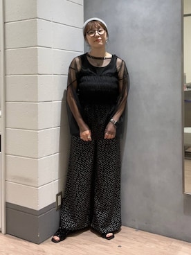 「アイテム（帽子）」を使った、m.pocさん（レディース・160cm・30代）の春コーディネート