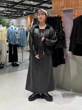 m.pocさん(レディース・160cm)の冬コーディネート