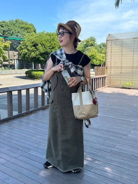 「アイテム（ネックレス）」を使った、m.pocさん（レディース・160cm・30代）の秋コーディネート
