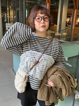 m.pocさん（レディース・160cm）の秋コーディネート