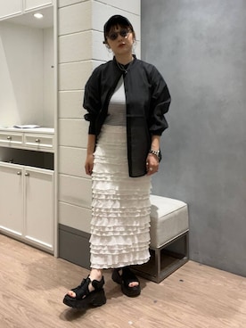 「アイテム（帽子）」を使った、m.pocさん（レディース・160cm・30代）の春コーディネート