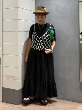 「アイテム（ワンピース/ドレス）」を使った、m.pocさん（レディース・160cm・30代）の夏コーディネート