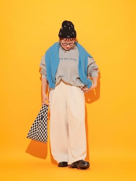 「アイテム（チョーカー）」を使った、m.pocさん（レディース・160cm・30代）の冬コーディネート