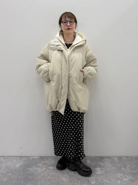 「アイテム（チョーカー）」を使った、m.pocさん（レディース・160cm・30代）の秋コーディネート