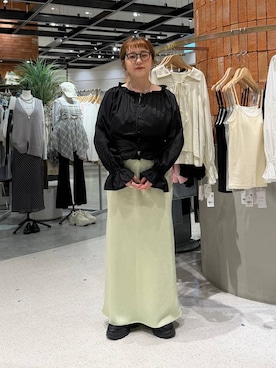 m.pocさん（レディース・160cm）の春コーディネート