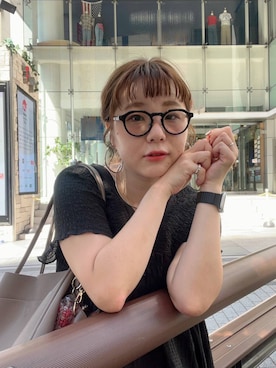 「大人カジュアル」｜「アイテム（その他雑貨）」を使った、m.pocさん（レディース・160cm）の夏コーディネート