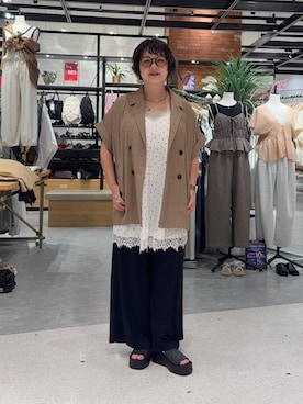 m.pocさん(レディース・160cm)の夏コーディネート
