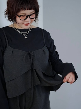 m.pocさん(レディース・160cm)の秋コーディネート