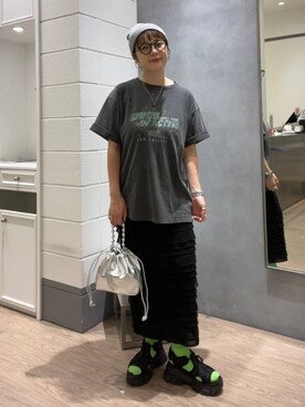 「アイテム（帽子）」を使った、m.pocさん（レディース・160cm・30代）の夏コーディネート