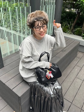 「アイテム（帽子）」を使った、m.pocさん（レディース・160cm・30代）の秋コーディネート