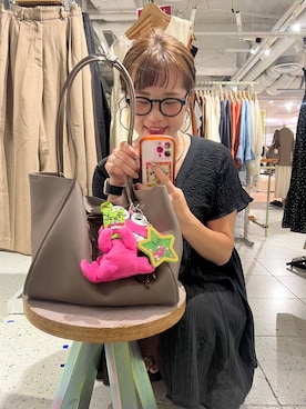 「アイテム（エコバッグ/サブバッグ）」を使った、m.pocさん（レディース・160cm・30代）の夏コーディネート