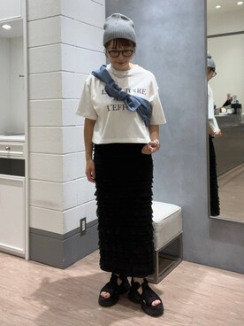 「アイテム（帽子）」を使った、m.pocさん（レディース・160cm・30代）の夏コーディネート