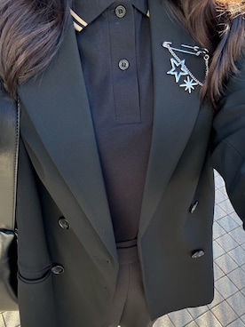 「アイテム（ポロシャツ）」を使った、sayapikiさん（レディース・165cm）の秋コーディネート