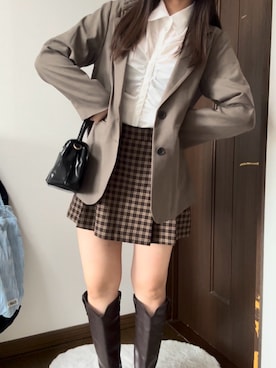 「GLOBAL WORK（グローバルワーク）のアイテム（ジャケット/アウター）」を使った、    luvieさん（レディース・165cm）の秋コーディネート