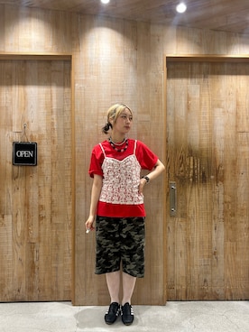 まほさん（レディース・165cm・20代）の夏コーディネート