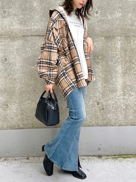 「INGNI（イング）のアイテム」を使った、きーちゃんさん（レディース・159cm）の秋コーディネート