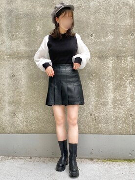 きーちゃんさん（レディース・159cm）の秋コーディネート