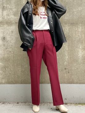 きーちゃんさん（レディース・159cm）の秋コーディネート