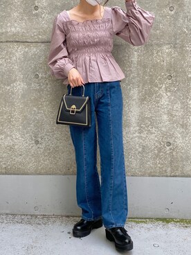 きーちゃんさん（レディース・159cm）の秋コーディネート