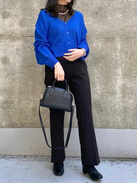 「MLI'A（エムリア）のアイテム（アクセサリー）」を使った、きーちゃんさん（レディース・159cm）の冬コーディネート