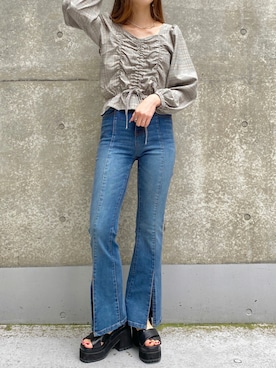 きーちゃんさん（レディース・159cm）の秋コーディネート