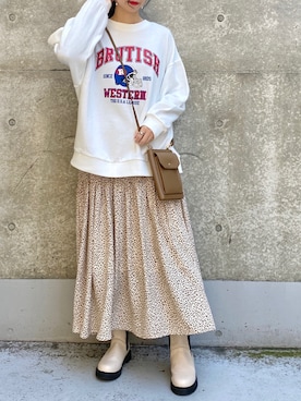 きーちゃんさん（レディース・159cm）の冬コーディネート