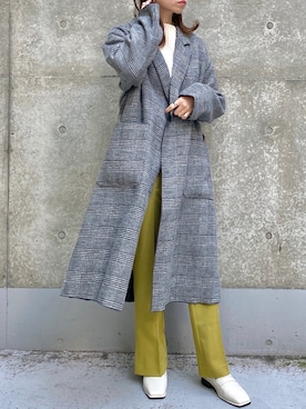 「INGNI（イング）のアイテム（その他アウター）」を使った、きーちゃんさん（レディース・159cm）の秋コーディネート