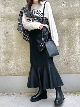 きーちゃんさん（レディース・159cm）の秋コーディネート