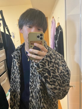 「アイテム（ブルゾン、ゴールド系）」を使った、TOMOcha531さん（メンズ・169cm）の冬コーディネート