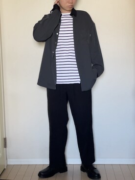 「SlashDate（スラッシュデイト）のアイテム」を使った、つばささん（メンズ・175cm）の春コーディネート