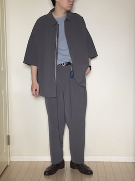 「ダークグレー」｜つばささん（メンズ・175cm）の春コーディネート