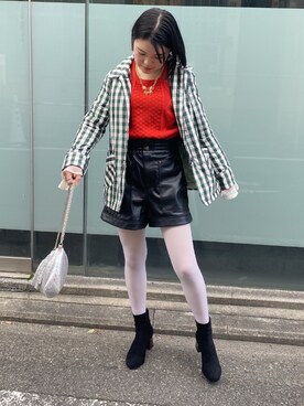 ブーツを使った 白タイツ の人気ファッションコーディネート 年齢 15歳 19歳 Wear