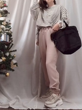 「厚底」｜「アイテム（その他）」を使った、x 𝕟𝕚𝕛𝕚𝕞𝕒𝕤𝕦 xさん（レディース・154cm）の冬コーディネート
