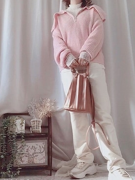 「厚底」｜「アイテム（その他）」を使った、x 𝕟𝕚𝕛𝕚𝕞𝕒𝕤𝕦 xさん（レディース・154cm）の冬コーディネート