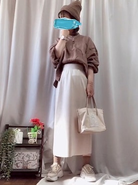 「ニットキャップ」｜「アイテム（腕時計）」を使った、x 𝕟𝕚𝕛𝕚𝕞𝕒𝕤𝕦 xさん（レディース・154cm）の秋コーディネート