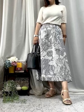 「綺麗めコーデ」｜「アイテム（その他）」を使った、x 𝕟𝕚𝕛𝕚𝕞𝕒𝕤𝕦 xさん（レディース・154cm）の夏コーディネート