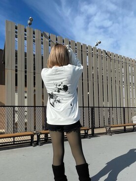 「A4A（エーフォーエー）のアイテム」を使った、Aoiさん（レディース・158cm）の冬コーディネート