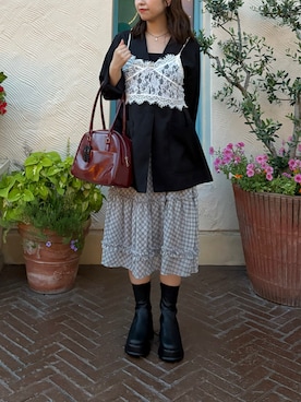 「アイテム（テーラードジャケット）」を使った、ぴさん（レディース・153cm）の夏コーディネート