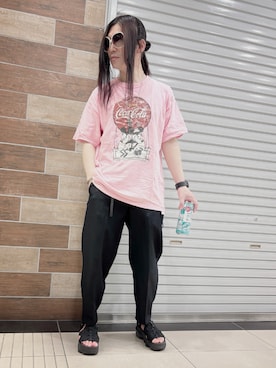 「アイテム（サングラス）」を使った、FUMY さん（メンズ・165cm）の夏コーディネート